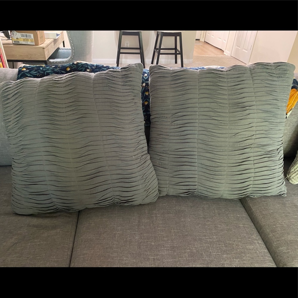 Hudson 43 Grey Pillows - 2